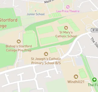 map for St Joseph's Catholic Primary School