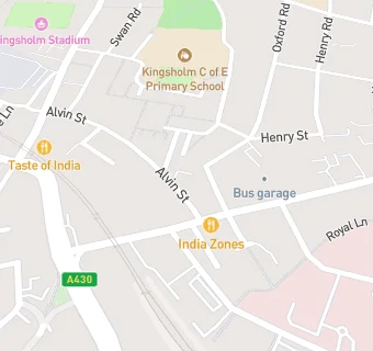 map for Kingsholm Surgery