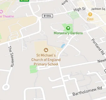 map for St Michael's Church of England Primary School