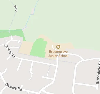 map for Broomgrove Junior School