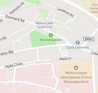 map for Wotton Rise Nursing Home Ltd