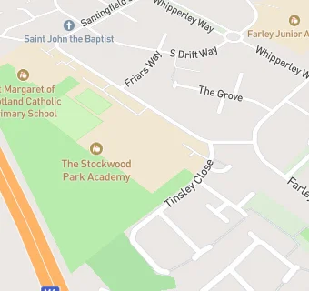 map for The Stockwood Park Academy