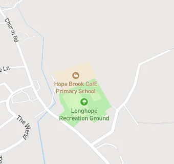 map for Longhope Recreation Ground