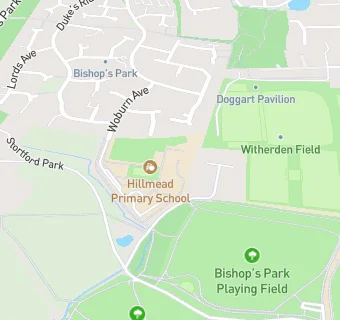 map for Hillmead Primary School