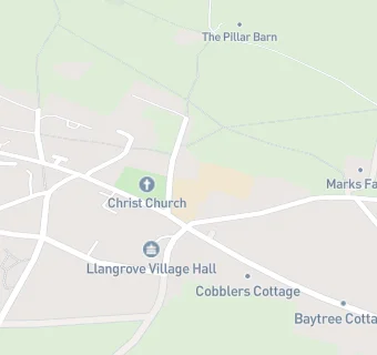 map for Llangrove CofE Primary School