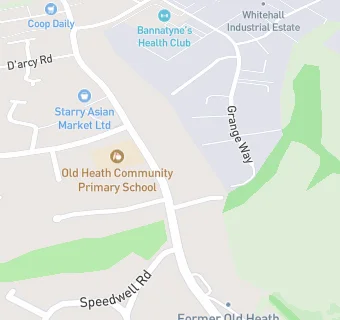 map for Old Heath Community Primary School