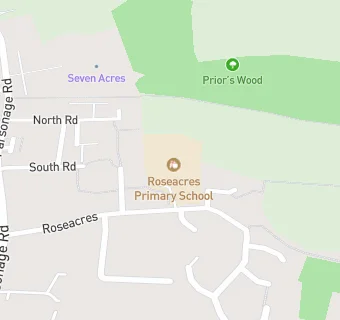 map for Roseacres Primary School