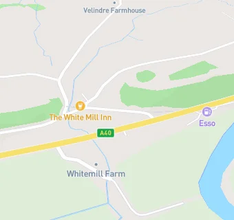 map for Whitemill Petrol Filling Station