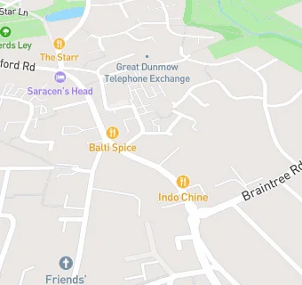 map for Dunmow Fish & Chinese Takeaway