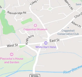 map for The White Hart Hotel