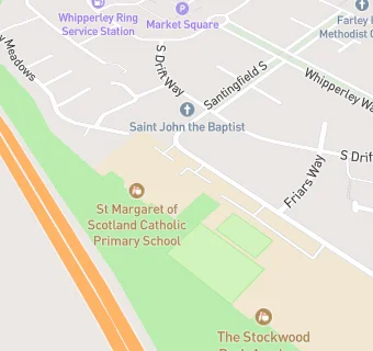 map for St Margaret of Scotland RC VA Infant School