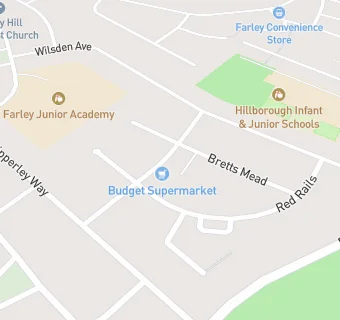 map for Budget Supermarket