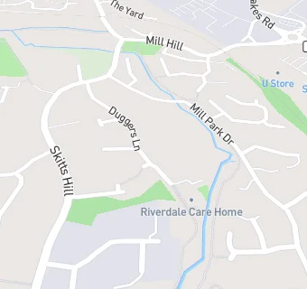 map for Riverdale Care Home