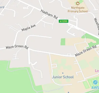 map for Bishop's Stortford College