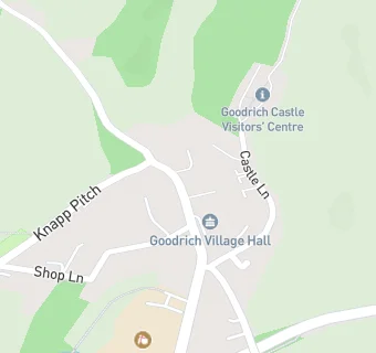 map for The Hostelrie at Goodrich