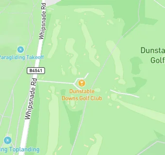 map for Dunstable Downs Golf Club