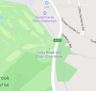 map for Lilleybrook Golf Club (Cheltenham) Ltd