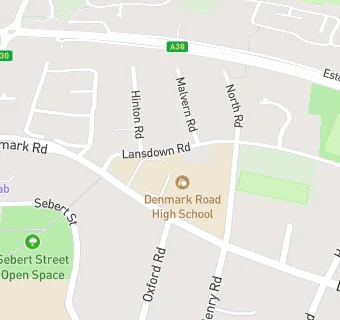 map for Denmark Road High School