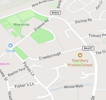 map for Dolce At Charlbury Primary School