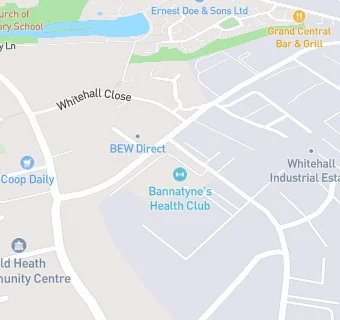 map for Bannatyne Health Club