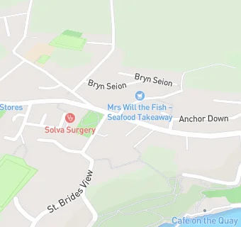 map for Solva Memorial Hall