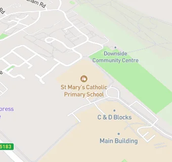 map for St Mary's Catholic Primary School