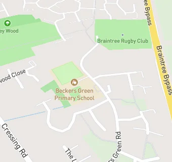 map for Beckers Green Primary School