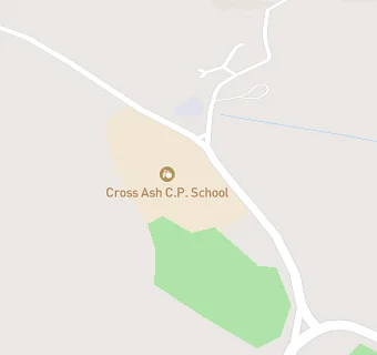 map for Cross Ash C.P. School