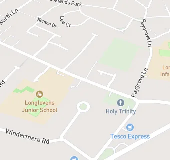 map for Longlevens Surgery