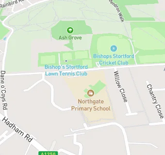 map for Northgate Primary School