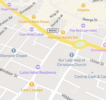 map for Eko food takeaway