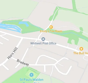 map for Whitwell Post Office and Store