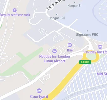 map for Courtyard by Marriott Luton Airport