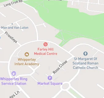 map for Whipperley Medical Centre