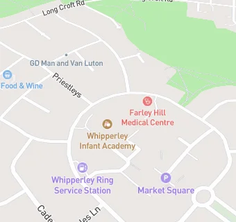 map for Whipperley Infant School