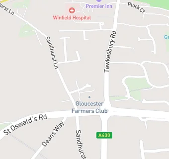 map for Gloucester Farmers Club Ltd