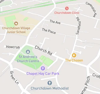 map for Churchdown Club Ltd