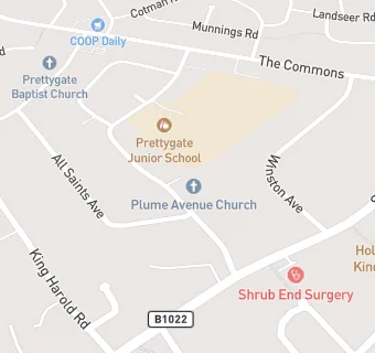 map for United Reformed Church