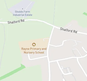 map for Rayne Primary and Nursery School