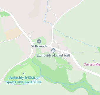 map for Post Office LLANBOIDY