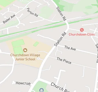 map for Churchdown Village Infant School