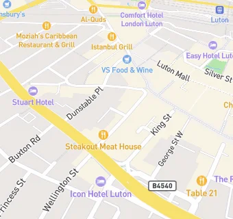 map for Flame Nightclub Ltd