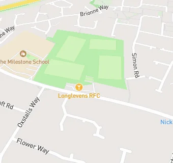 map for Longlevens AFC Sports Club