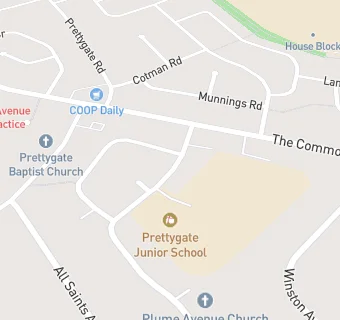 map for Prettygate Junior School