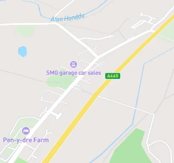 map for Skirrid Mountain Garage