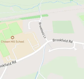 map for Chosen Hill Former Pupils Rugby Club