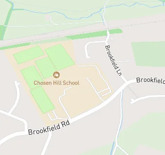 map for Chosen Hill School