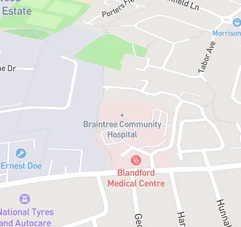 map for Friends Of Braintree Community Hospital