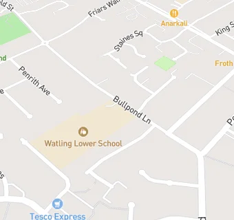 map for Watling Lower School