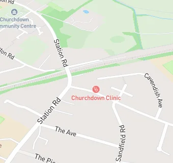 map for Churchdown Surgery Admin Branch